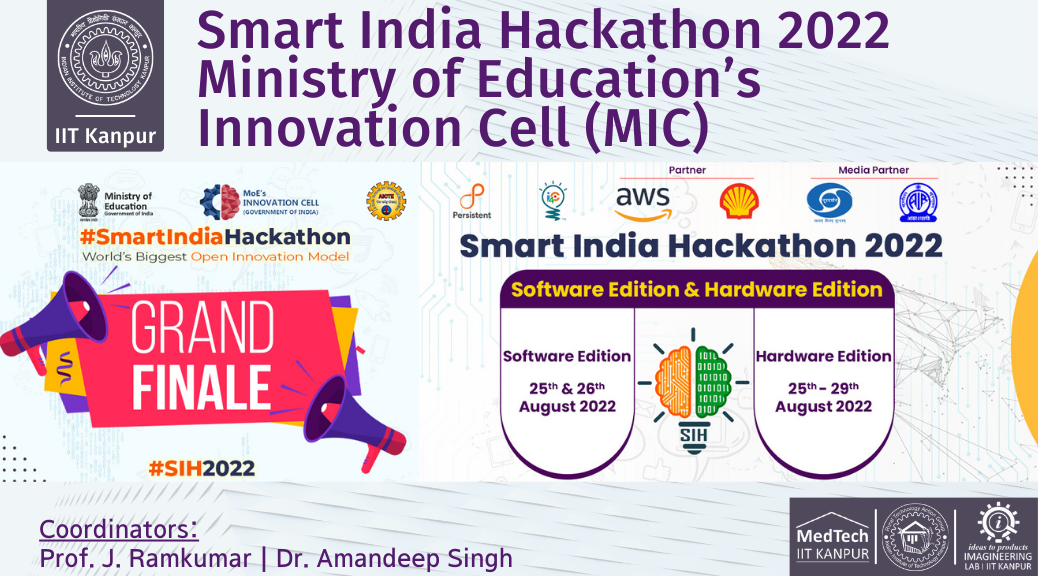 Smart India Hackathon 2022 @ IIT Kanpur