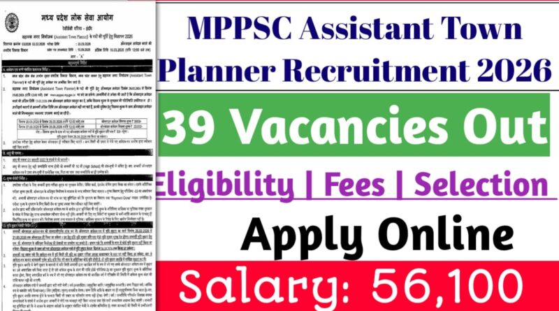 MPPSC Assistant Town Planner Recruitment 2026