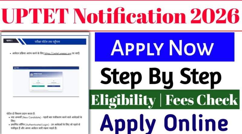 UPTET Notification 2026